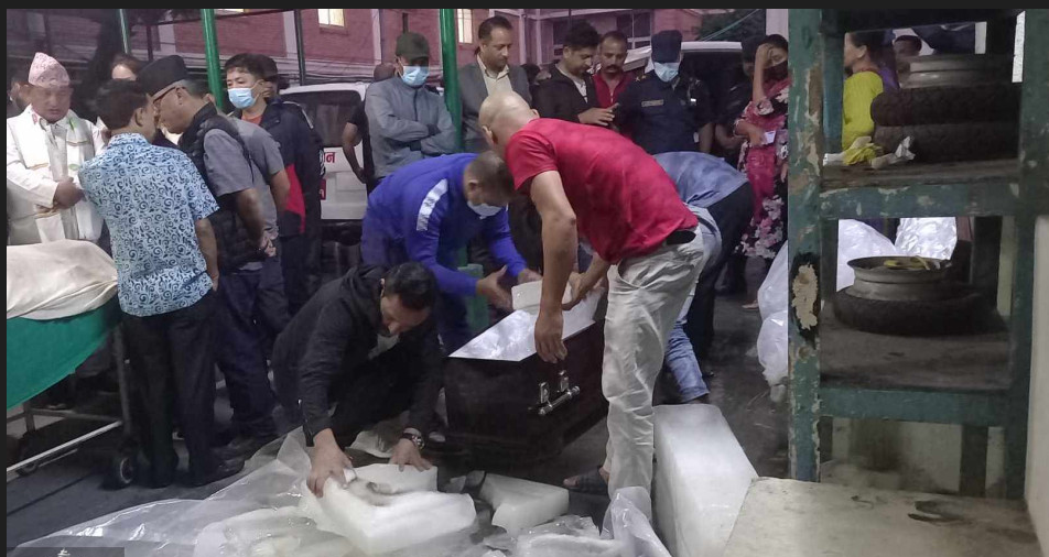 नेम्वाङको पार्थिव शरीर श्रद्धाञ्जलीका लागि एमाले पार्टी कार्यालयमा राखिने