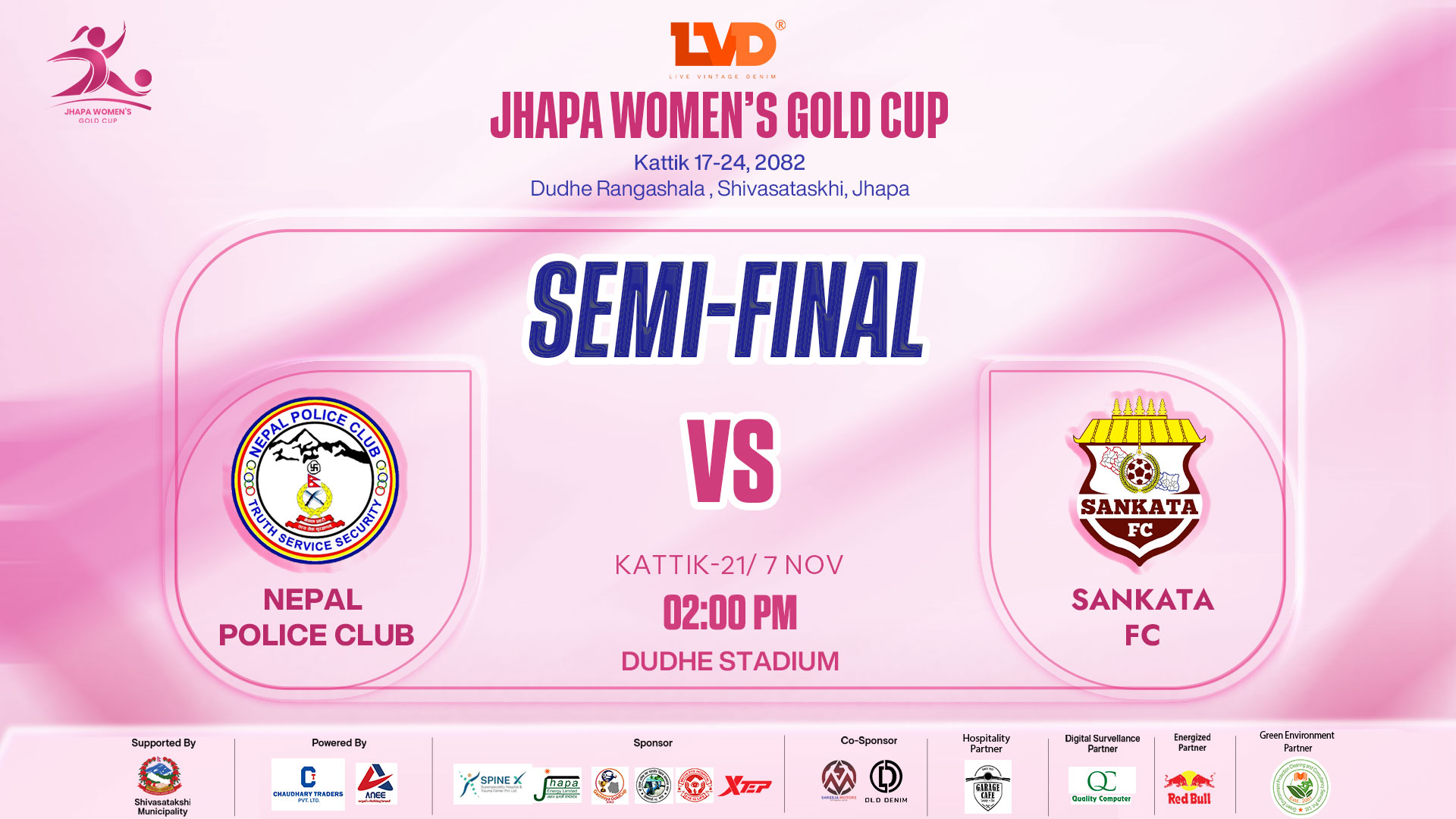 झापा महिला गोल्डकपको पहिलो सेमिफाइनल आज — संकटा र पुलिसबीच रोमाञ्चक प्रतिस्पर्धा